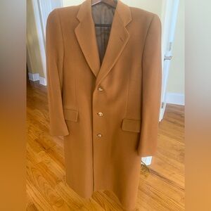 Classic Tan Overcoat-Cashmere Blend